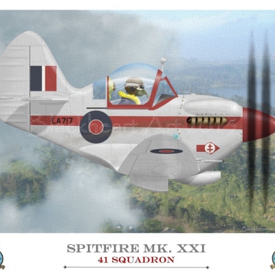 Spitfire MK XXI 41 Squadron