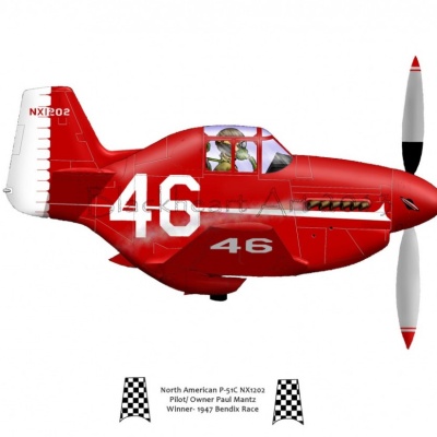 North American P-51C Race 46