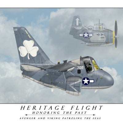 Heritage Flight S-3/ TBM Avenger
