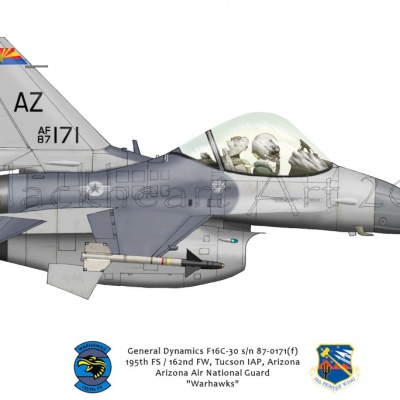 General Dynamics F16C "Warhawks"