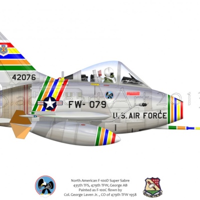 North American F-100D Super Sabre George AB