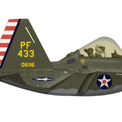 F-22 WWII Scheme