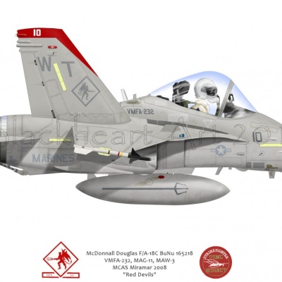 F/A-18 VMFA-232 Co Bird