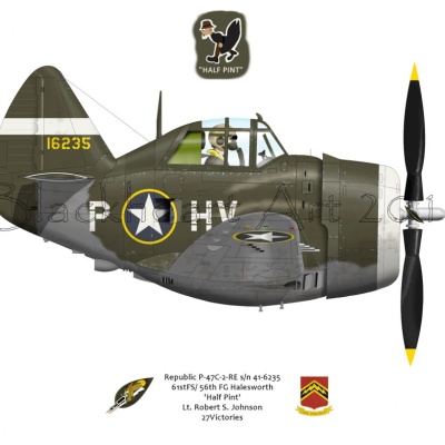 P47C  R. Johnson 56th FG