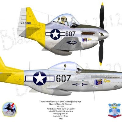 North American P-51D "Dolly / Spam Can"