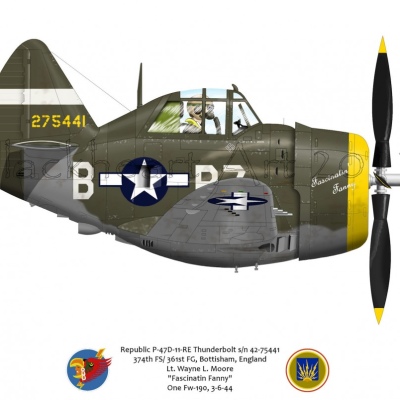 Republic P-47D "Fascinatin Fanny"