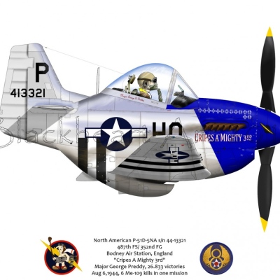 North American P-51D "Cripes a Mighty 3rd"